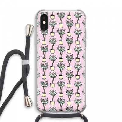 Boompje: iPhone XS Max Transparant Hoesje met koord
