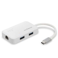 Edimax USB-C naar 3-poorts USB 3.0 Gigabit Ethernet-hub | 1 stuks - EU-4308 EU-4308