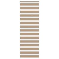 VidaXL Zebra blind 80x200 cm stofbreedte 75,9 cm polyester zandbruin
