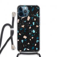 Terrazzo N°11: iPhone 13 Pro Max Transparant Hoesje met koord