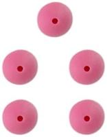 Durable Siliconen Kralen 15mm 5 stuks 786 Dark Pink