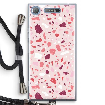Terrazzo N°15: Sony Xperia XZ1 Transparant Hoesje met koord