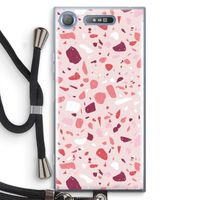 Terrazzo N°15: Sony Xperia XZ1 Transparant Hoesje met koord