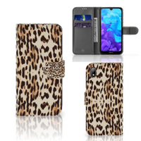 Huawei Y5 (2019) Telefoonhoesje met Pasjes Leopard