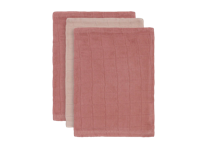 Hydrofiel Washandje Bamboe Katoen - Pale Pink - 3 Stuks