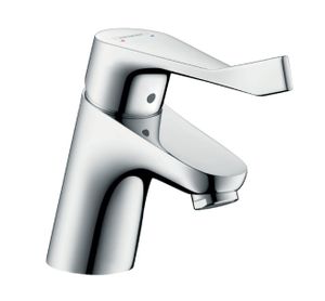 Hansgrohe Focus wastafelkraan waterbesparend met verlengde greep chroom