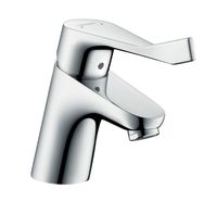 Hansgrohe Focus wastafelkraan waterbesparend met verlengde greep chroom - thumbnail