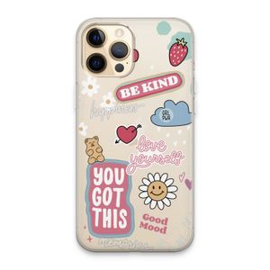 Positivity: iPhone 13 Pro Max Transparant Hoesje