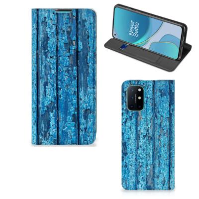 OnePlus 8T Book | Wallet Case | Wood Blue