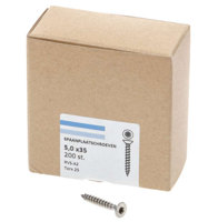 Hoenderdaal Spaanplaatschroef Rvs-A2 Pk Torx TX25 5.0X35 | 200 stuks - 0206.30.41403