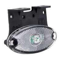 Breedtelamp/pendellamp wit + hoeksteun LED
