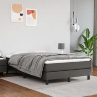 Bedframe kunstleer grijs 120x200 cm