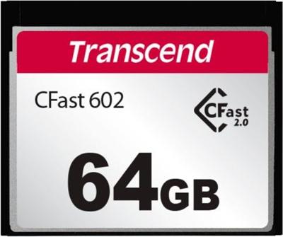 Transcend TS64GCFX602 flashgeheugen 64 GB CFast 2.0 Transcend TS64GCFX602 flashgeheugen 64 GB CFast 2.0