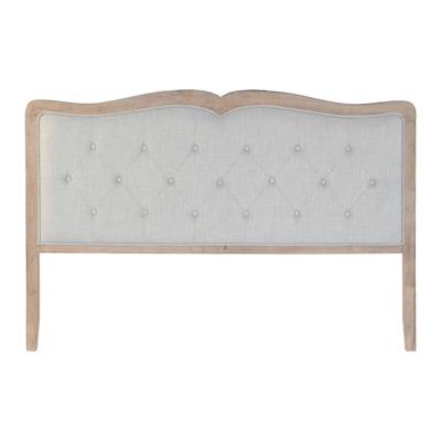 Hoofdbord DKD Home Decor Lichtgrijs Ek 160 x 10 x 120 cm 180 x 10 x 120 cm