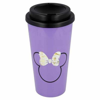Glas met deksel Minnie Mouse 01049 (520 ml)