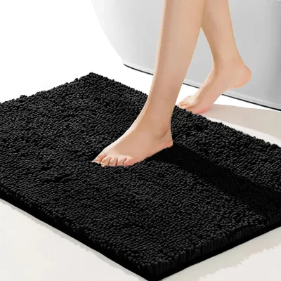 PlushPad Luxe Chenille Badmat - Antislip & Superzacht - Voor Ultiem Comfort in de Badkamer