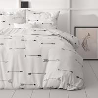 Dekbedovertrek Risma Dekbedovertrek - Lits-Jumeaux (240x220 cm) - Wit Polyester-katoen - Dessin: - Sleeptime Elegance - Dekbed-Discounter.nl