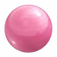Fitnessbal Roze 75 cm incl. pomp - thumbnail