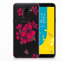 Samsung Galaxy J6 2018 TPU Case Blossom Red - thumbnail