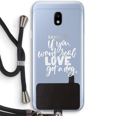 Partner in crime: Samsung Galaxy J3 (2017) Transparant Hoesje met koord
