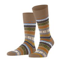 Burlington Country Fair Isle Wool Sock - thumbnail