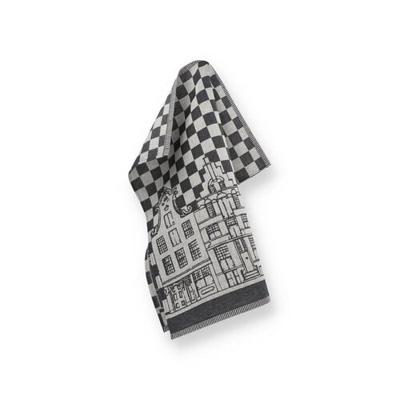 Bunzlau Castle Bunzlau Castle Canal Houses theedoek 65x65 Black