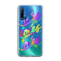 Loves: Huawei P20 Lite (2019) Transparant Hoesje