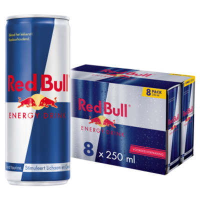 Red Bull Energy Drink 8pack 250ml bij Jumbo