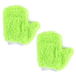 Benson Schoonmaakhandschoen Rasta - 2x - microvezel - voor droog en nat gebruik