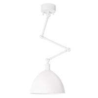 Plafondlamp hanglamp &apos;Bazar 30&apos; By Rydens wit verstelbaar eettafellamp E27 fitting 300mm