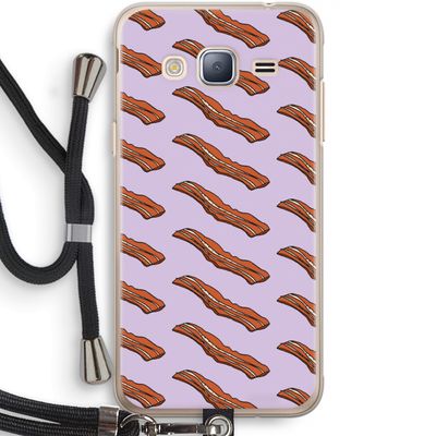 Bacon to my eggs #2: Samsung Galaxy J3 (2016) Transparant Hoesje met koord