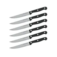 Set di 6 coltelli da bistecca - NIROSTA - 21 cm