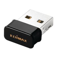 Edimax EW-7611ULB Draadloze Usb-adapter N150 2.4 Ghz Zwart - thumbnail