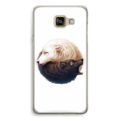 Yin Yang Wolves: Samsung Galaxy A5 (2016) Transparant Hoesje