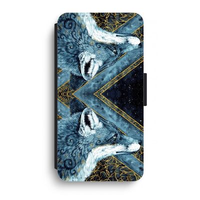Golden Fox: iPhone XR Flip Hoesje