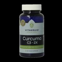 Curcuma C3-2X (95% curcuminoiden) met Bioperine 60 Vegetarische capsules
