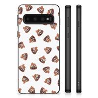 Bumper Case voor Samsung Galaxy S10 Poep Emojis