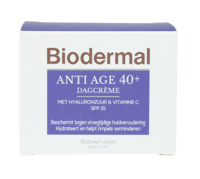 Biodermal Anti Age 40+ Dagcrème met hyaluronzuur en vitamine C - met SPF15