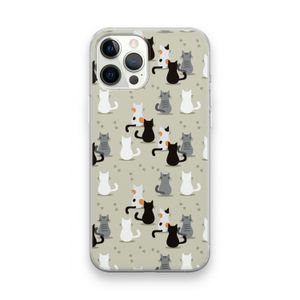 Katten: iPhone 12 Pro Max Transparant Hoesje
