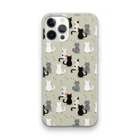 Katten: iPhone 12 Pro Max Transparant Hoesje