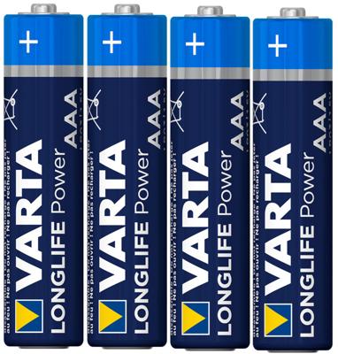 Varta Power micro longlife 4-pack blister aaa