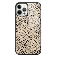 iPhone 12 Pro glazen hardcase - Spot on iPhone 12 Pro glazen hardcase - Spot on