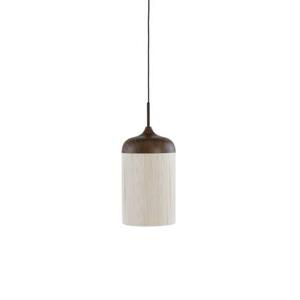 Light & Living Hanglamp Dania - Bruin|Crème - Ø16cm