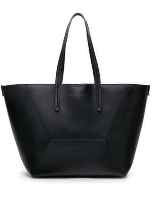 Brunello Cucinelli sac porté épaule BC Duo en cuir - Noir