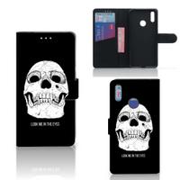 Telefoonhoesje met Naam Huawei Y7 (2019) Skull Eyes - thumbnail