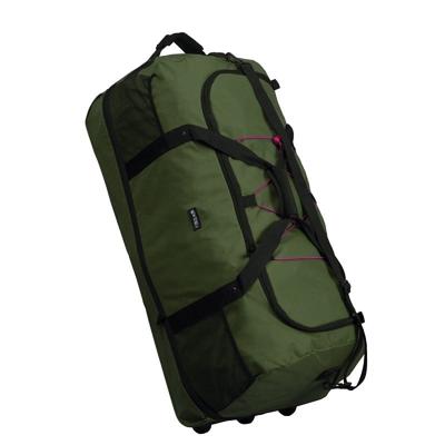 New Rebels Airmont Newark Olijf 110L Rollable Trolley Weekendtas Waterafstotend