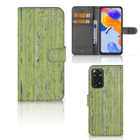 Xiaomi Redmi Note 11 Pro 5G/4G Book Style Case Green Wood - thumbnail