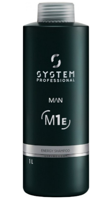 System Professional Man Energy Shampoo M1E 1000ml | Voor Mannen