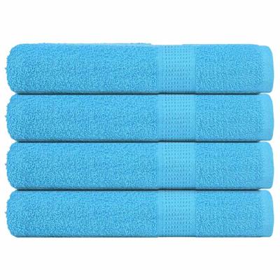 VidaXL Handdoeken 4 st 360 g/m² 100x200 cm 100% katoen turquoise
