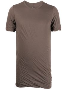 Rick Owens t-shirt Double SS en coton biologique - Gris